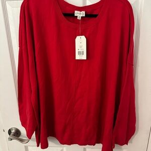 Wonderly Bold Red Plus Size Sweater